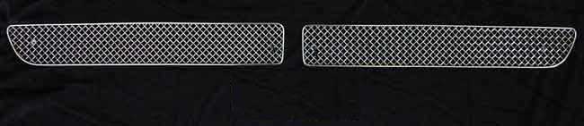 Crossfire chrome mesh lower grilles