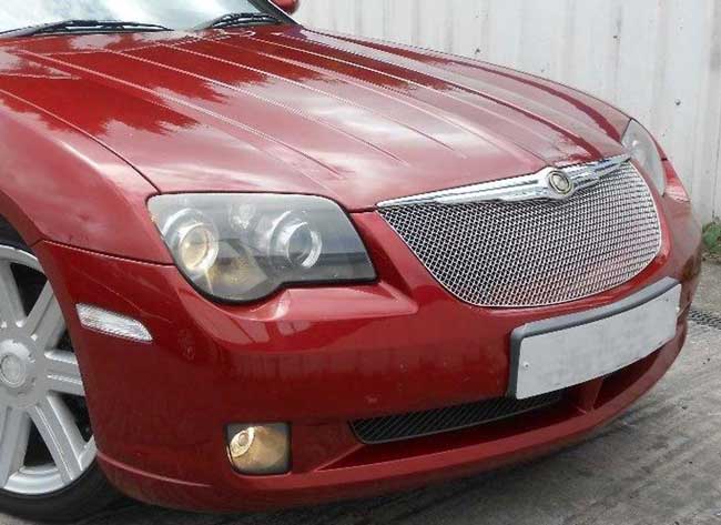 Chrysler Crossfire chrome mesh grille