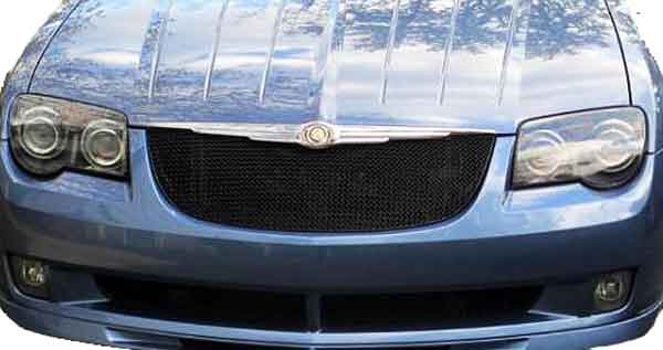 Crossfire black mesh grills